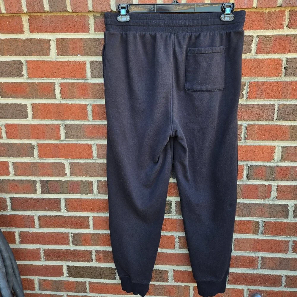 Eddie Bauer Men's Fleece Black Jogger Sweatpants Size M - Picture 2 of 8